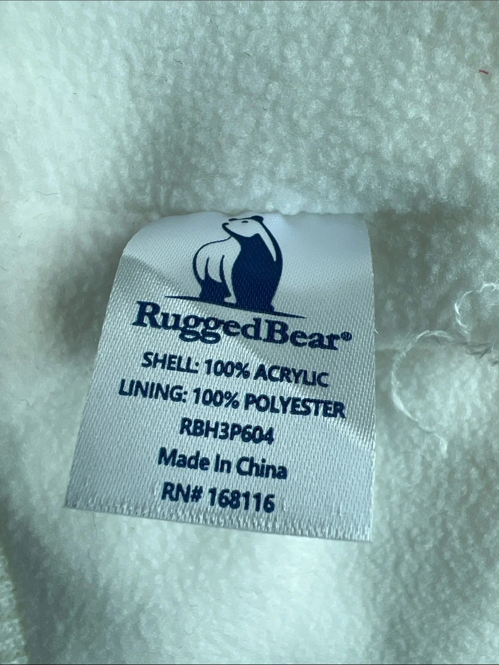 Baby Cream Ribbed Knit Beanie